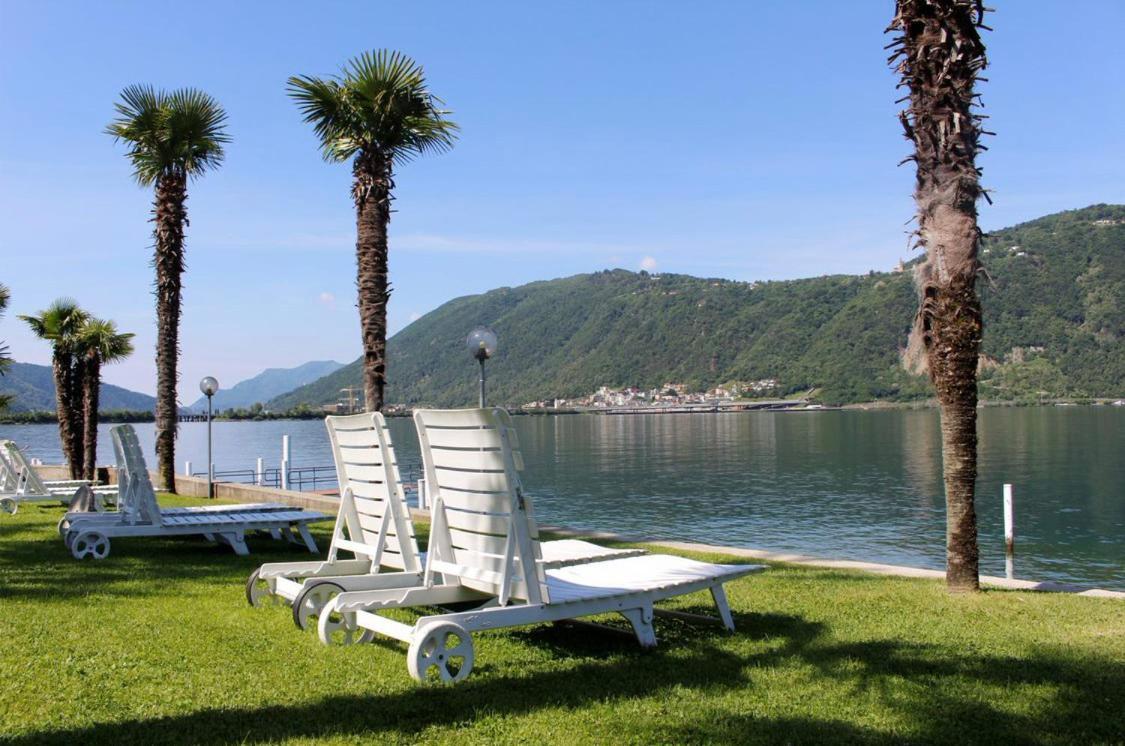 Holiday On The Lake Lugano 2-16 Bissone Exterior foto
